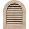 Ekena Millwork Round Top Gable Vent Unfinished, Functional, Pine Gable Vent w/ 1" x 4" Flat Trim Frame, 18"W x 22"H GVWRT18X2201SFUPI - alternate 1